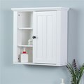 Facelift First Luxen Home  White Wood Bathroom Cabinet FA1634750